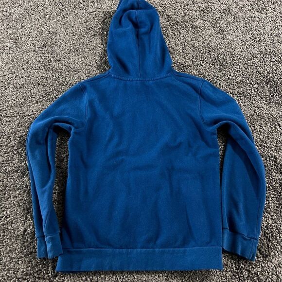 Under Armour Hoodie Cold Gear Youth Large Blue Pullover Long Sleeve Sweatshirt - Picture 7 of 14